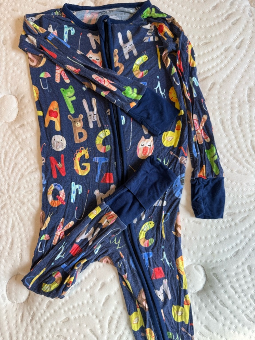 Little Sleepies 18-24mo Alphabet Zippy